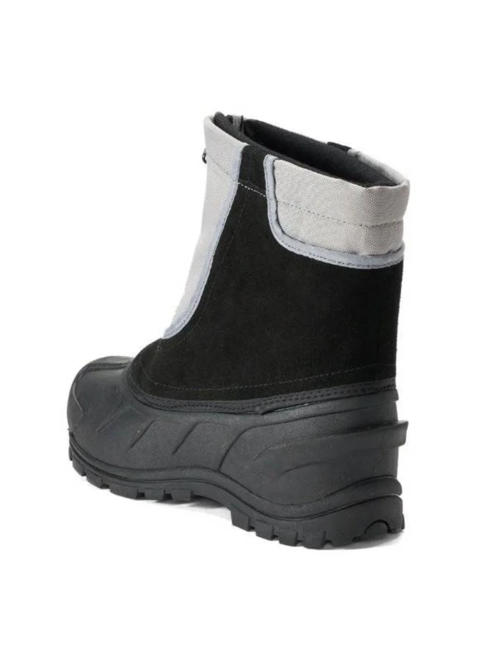 Itasca Winter Snow Boots 3 Kids Black Gray Waterproof Zip Removeable Liner